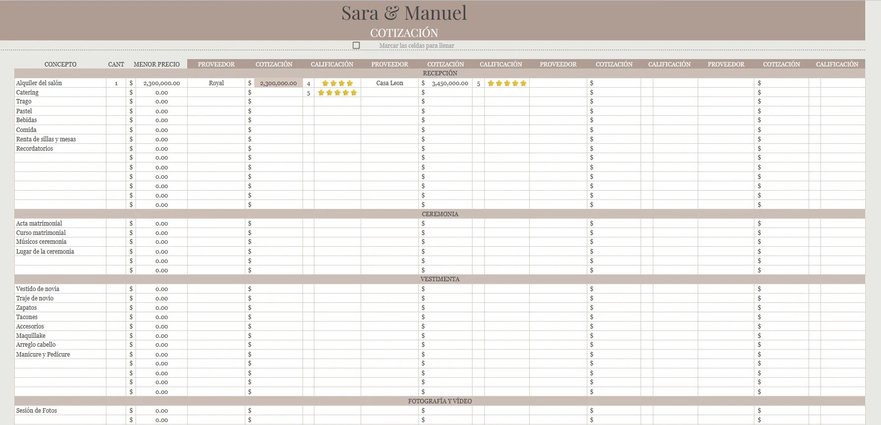 Wedding Planner Pro, vista 4
